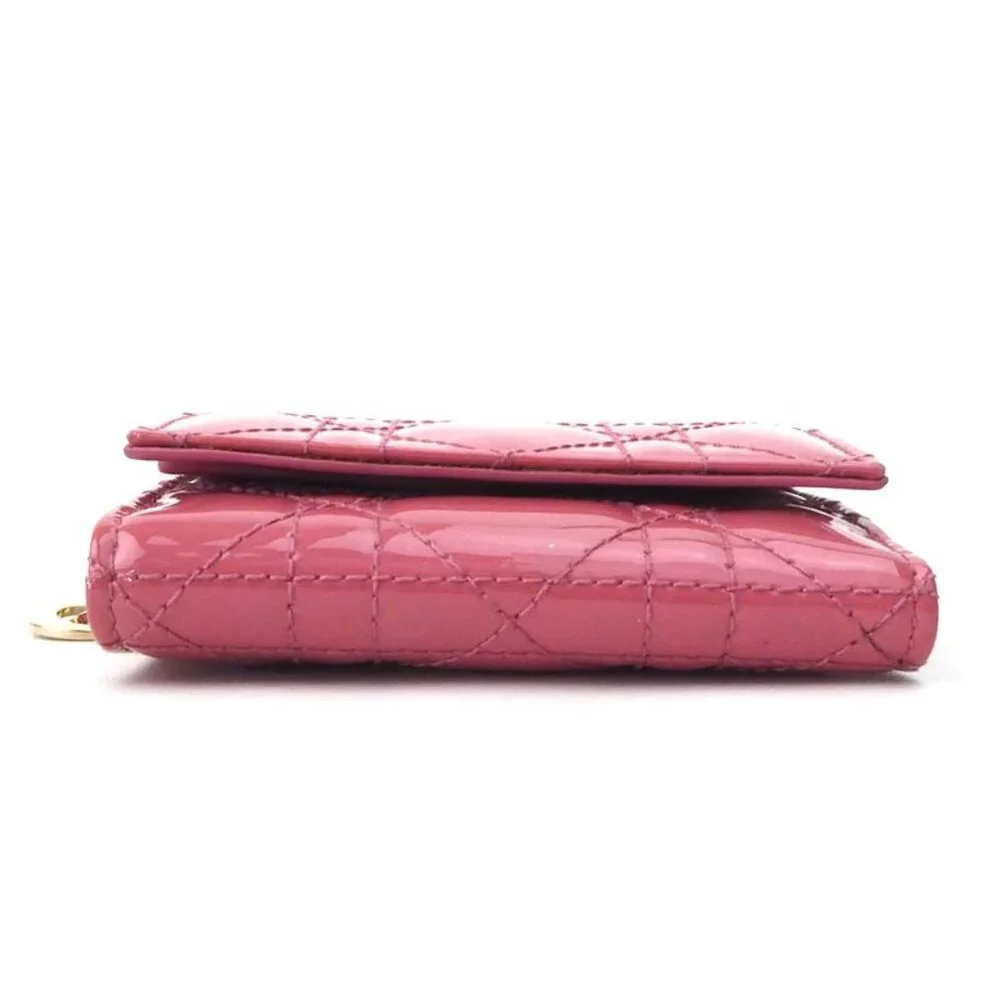 Christian Dior Trifold Patent Wallet